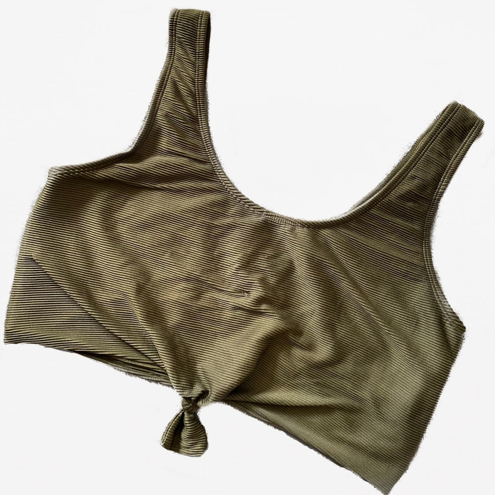 XL Coral Reef Swim Ribbed Top